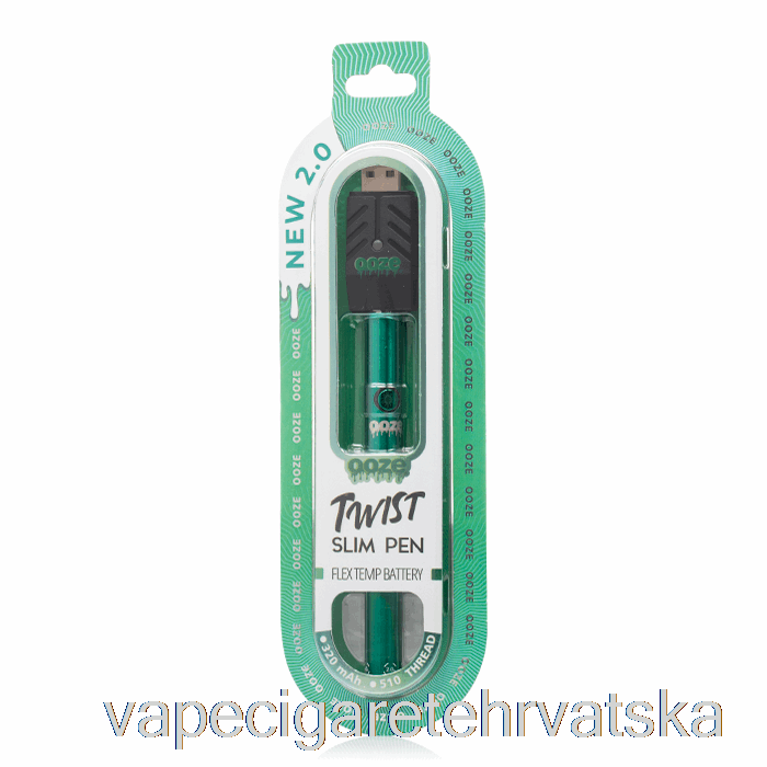 Vape Hrvatska Ooze Slim Twist Pen 2.0 Flex Temp Baterija Aqua Teal